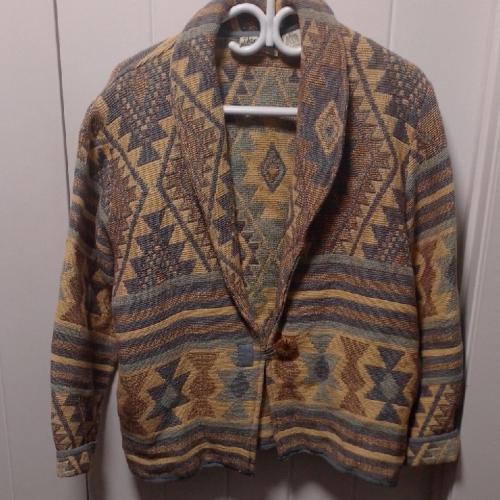 Aztec-Inspired Women's Flash Back Blazer